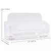 Beauticom 1pc Clear Acrylic Business Card Holder Display Stand Desktop