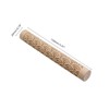 WDONAY Wooden Rolling Pin 5.91"×0.79" Wood Dough Rolling Pin Embossed