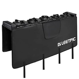 LEETPIC Tailgate Bike Pads for Pickup Truck Tailgate with Secure Bike Frame Straps, Tailgate Protection Pad for Bike and Truck (Reinforced)