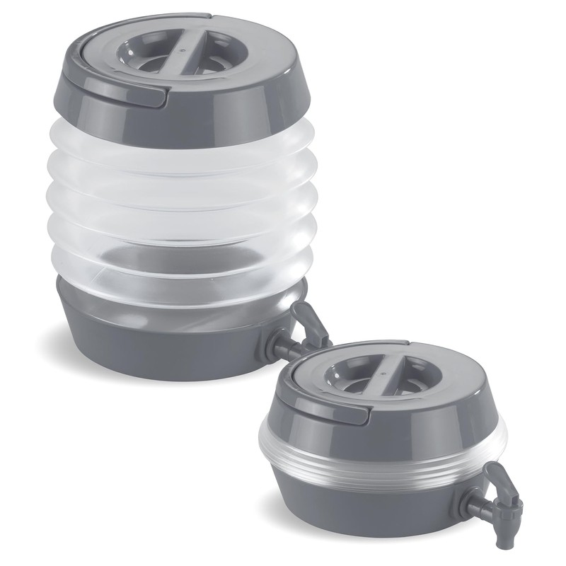 Maximex Foldable Drinks Dispenser, Large Drinks Barrel with Practical Tap,