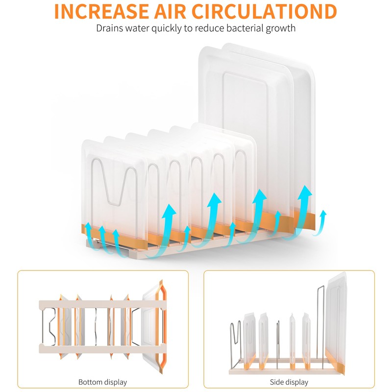 Peekia Reusable Bag Drying Rack, Silicone Bag Drying Rack, Dryer