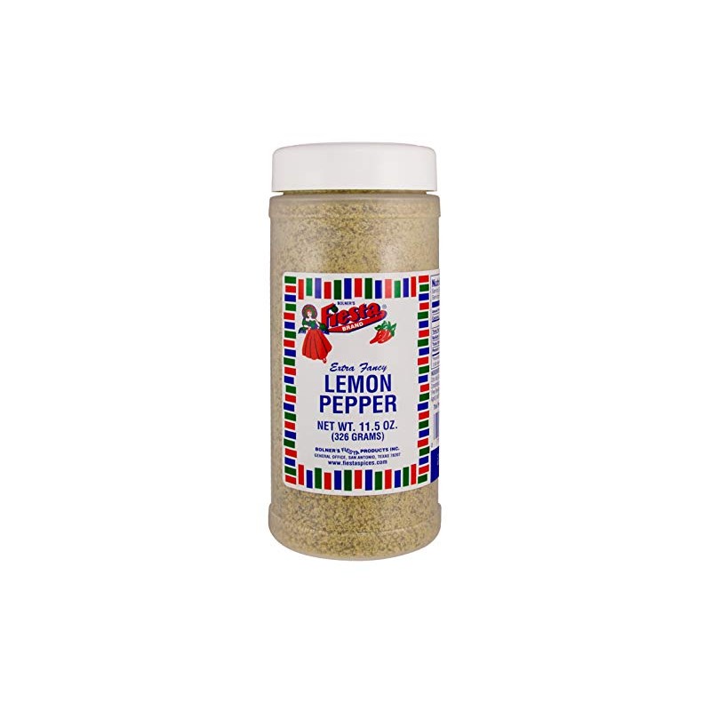 Bolner's Fiesta Extra Fancy Lemon Pepper, 11.5 Ounce Shaker
