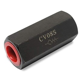 Summit Hydraulics CV08S Carbon Steel In-Line Check Valve, 13 GPM, 5000 PSI, #8 SAE Ports