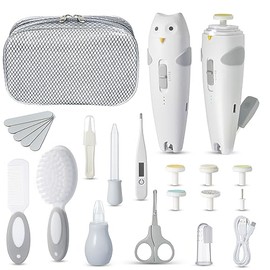 Lictin 26 en 1 Kit de Aseo y Cuidado del Bebés, Kit Cortauñas para Bebé