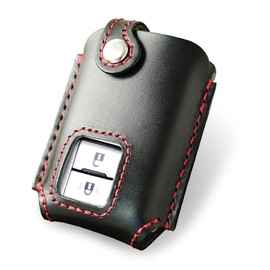 Toyota Home Door La Lock Remote Control Case, Smart Key Case, Key Cover, Home Key, Genuine Leather, Made in Japan, Men's, Stylish, Includes Window, Black
