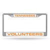 Rico Tennessee Volunteers Chrome Metal License Plate Frame Holder