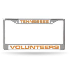 Rico Tennessee Volunteers Chrome Metal License Plate Frame Holder