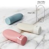 White Travel Accessories for Toiletries and Cosmetics - 12 Pcs