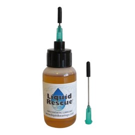Liquid Rescue 100%-synthetic oil for precision and gardening scissors and pruners, makes all hand tools move more smoothly and freely, also prevents rust! 1 oz bottle with 2 needle tips!