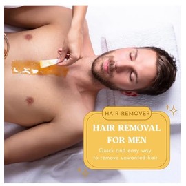 MOOM USDA - Depilación de cera de azúcar orgánica para hombres, cuerpo, piernas y cara, 12 onzas | Cera para el cabello Sugaring con aloe vera y manza