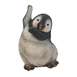 Vivid Arts - Playful Penguin Home or Garden Decoration, XNF-PENG-D, 21cm, Multicolored, H:23 cm (XNF-PENG-D-PLAYFUL)
