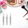 3Pcs Silver Professional Blackhead Remover Tool Set, Tweezers with Precision