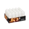 Spaas Tray of 20 Unscented Pillar Candles 40/110 mm, 13
