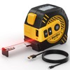 SAVSEC 2 in 1 Laser Tape Measure, Rechargeable 131ft Laser