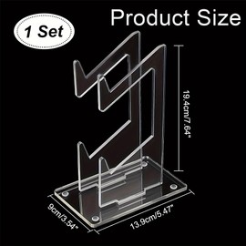 KARELLS Headphone Stand Game, Gaming Controller Holder Stand, Headset Stand, Holder for Controller, Game Controller Stand Made of Acrylic, Controller Holder, Headset Holder 2 Levels for Desk