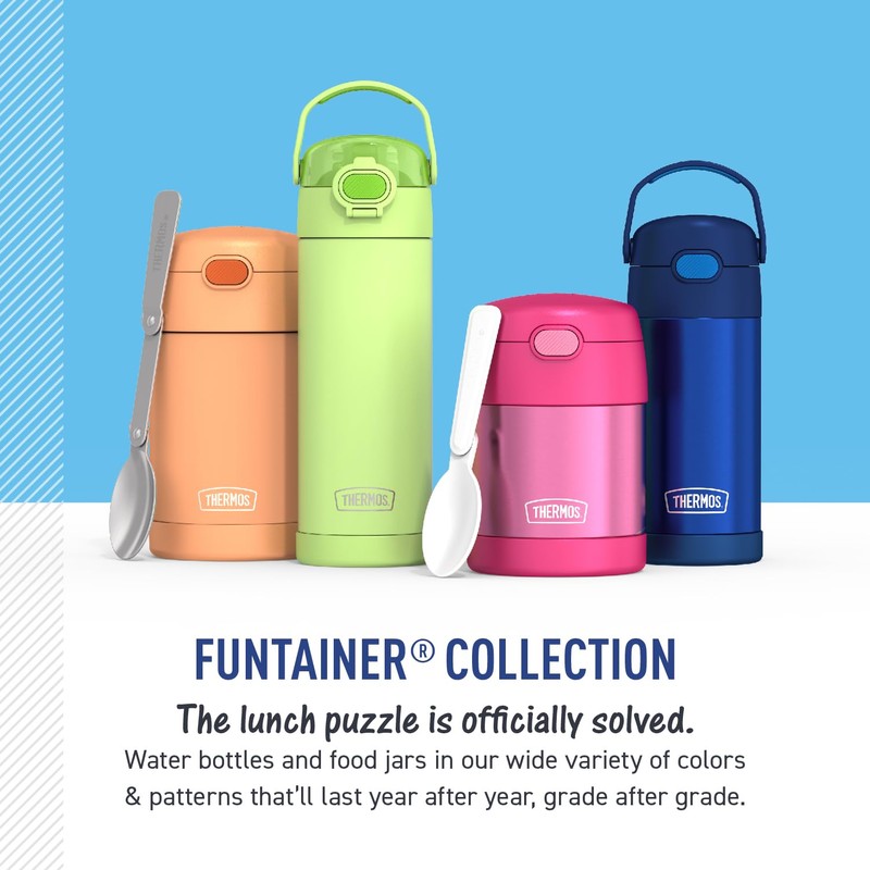 THERMOS FUNTAINER - Botella de acero inoxidable con aislamiento al