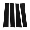 4pcs Black Pillar Posts Door Trim B Pillar Posts Door