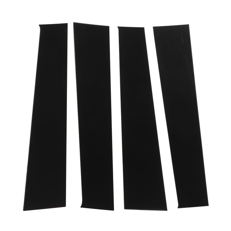 4pcs Black Pillar Posts Door Trim B Pillar Posts Door