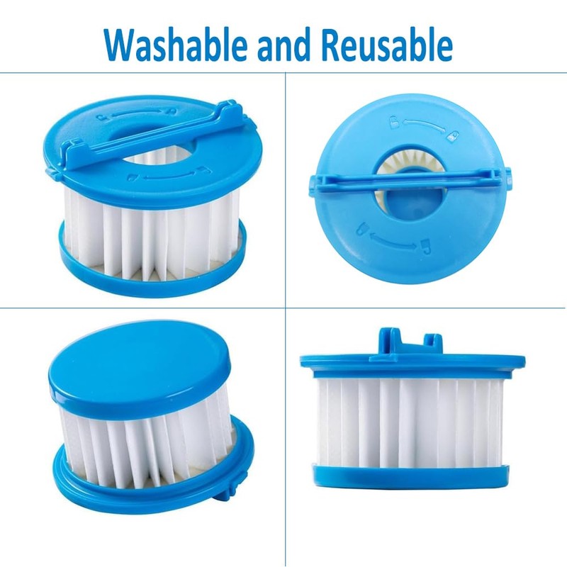 2 Packs Filters Compatible with Ryobi ONE+ 18V Wet/Dry Hand