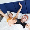 Cute Sleeping Mask Blindfold - 4 Skin-Friendly Sleep Eye Mask,