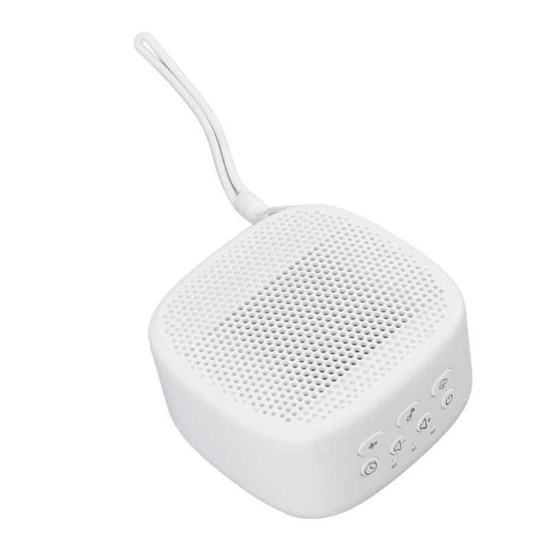 Sleep Sound Machine Intelligent Timing Adjustable Volume USB Charging White