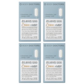 Body Doctors Chondroitin 1200 Conrate + MBP 30 tablets, 4 boxes / 바디닥터스 콘드로이친 1200 콘레이티 + MBP 30정 4박스