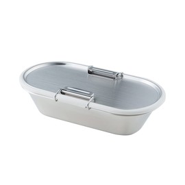 Yoshikawa aikata Stainless Steel Container, Gray, Made in Japan