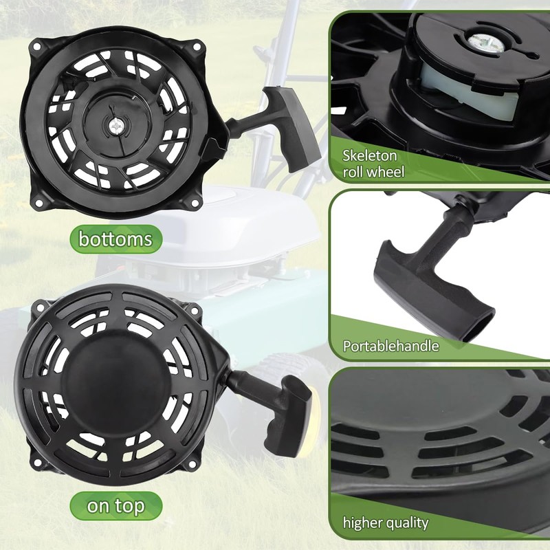 SRJEQC Pull Starter for Briggs Stratton Replacement Parts, Pull Starter