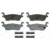 WAGNER Balatas OEX Traseras Compatible con HUMMER H3 de 2006