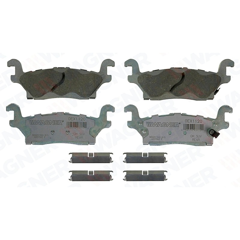 WAGNER Balatas OEX Traseras Compatible con HUMMER H3 de 2006
