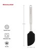 KitchenAid Premium Scraper Spatula with Hang Hook, 12-Inch, Black