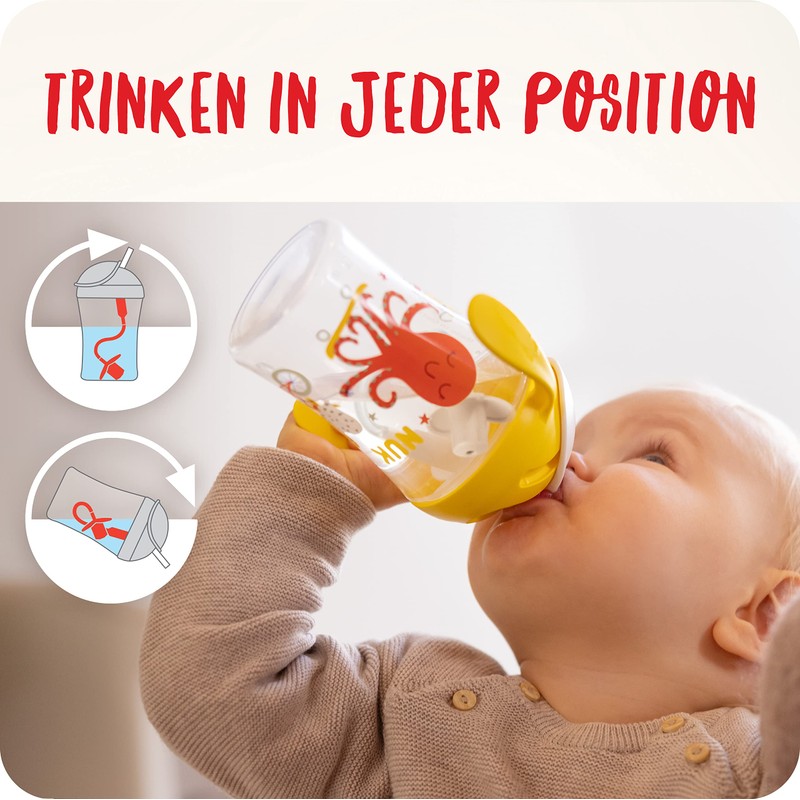 NUK Polypropylene (PP) Motion Cup Learning Cup | 230 ml