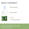 INTBUYING Hydroponics Growing System 36 Holes 4 Pipe Plant Site