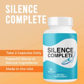 Unbranded (1 Pack) Silence Complete Pills - Advanced Ear Health & Hearing Support Formula