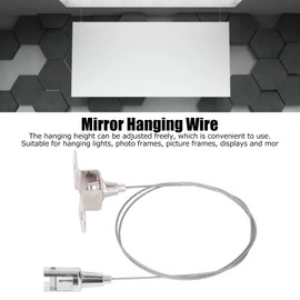 90 cm Adjustable Picture Hanging Wire, 30 kg Heavy Duty Picture Wire, for Hanging Pictures, Paintings and Artworks on Walls