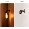 FIRVRE 2 Packs Industrial Wall Lamps with Pipe Arm, Retro