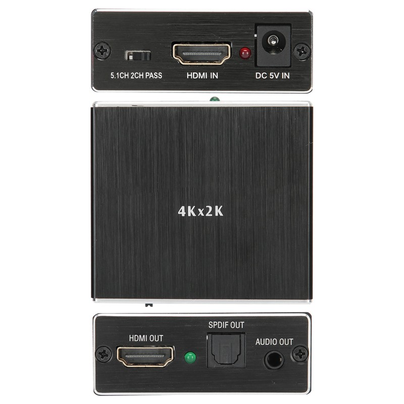 4K X 2K Audio Extractor for HDMI SPDIF 3.5mm Stereo