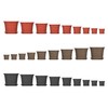 BigDean 6 x Flower Pot Saucers, Diameter 29 cm, Colour: