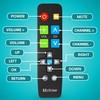 EZclicker Big Button Universal TV Remote (Black) Simple Easy to