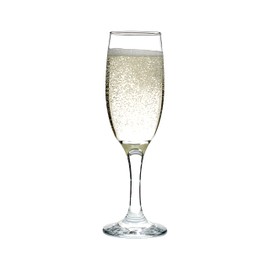 Vikko Champagne Flutes, 6 Ounce Toasting Champagne Flute, Crystal Clear Champagne Glasses, Set of 2 Elegant Sparkling Wine Glasses