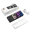 Criacr Digital Alarm Clock, LED Digital Alarm Clock with Colourful