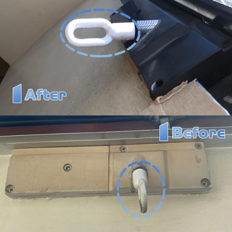 Opener Adapter for Skylight, Eyelet Adapter with Set Screw Replacement