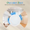 ECOELER 10 Pack 6inch 3CCT LED Disk Light, 3000K/4000K/5000K Selectable