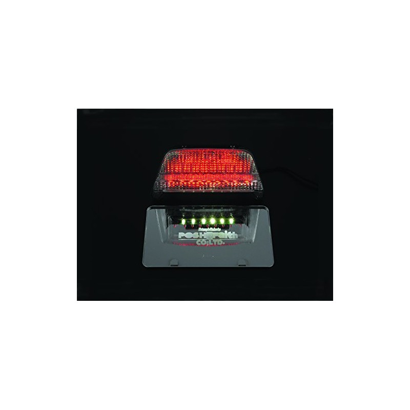 POSH 071090-91 Motorcycle Supplies LED Tail Lamp ZRX400/ZRX1100/ZRX1200(-'08) Clear
