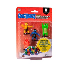 Bizak Gang Beasts 64114020-1 Pack of 5 Figures in Blister Pack Red Cat Collectible Figures of the Fighting Player (64114020)