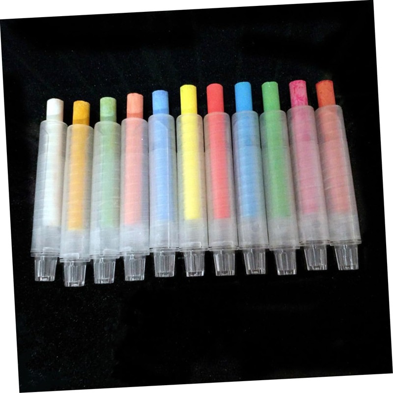 STOBOK 6pcs Adjustable Dustless Chalk Holder for Teachers Practical Chalk