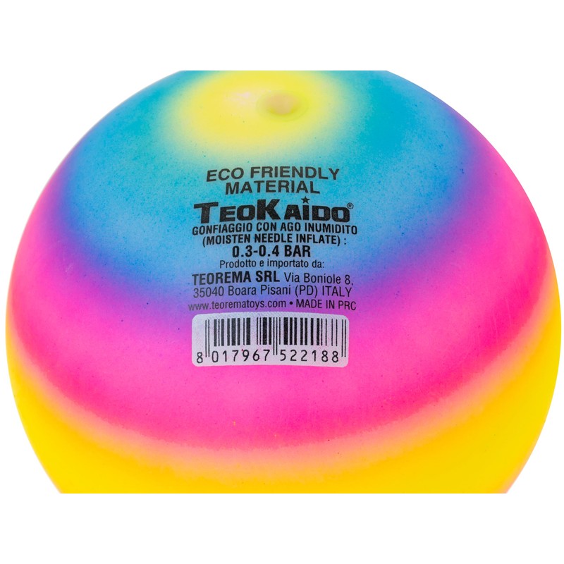 Teokaido, Pallone in Gomma Multiuso Talia 5 120 gr., Palla