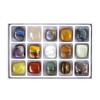 15 Semiprecisous Gemstones Polished Natural Box Collection, Large 3/4 to