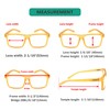 Eyekepper - Gafas de lectura de gran tamaño cuadradas para