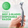 Gillette Mach3 Sensitive Razors for Men, Men’s Disposable Razors, Pivoting
